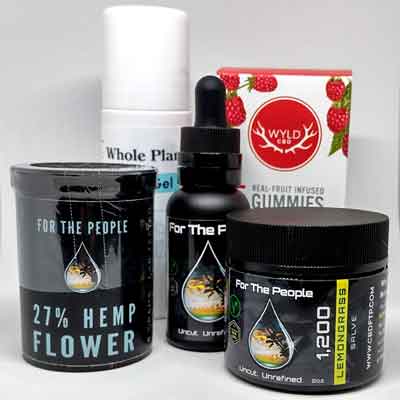 CBD Products - broad-spectrum and full-spectrum internal and external products