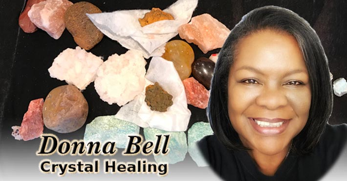 Crystal healing sessions with Donna Bell at Seeds of Wellness