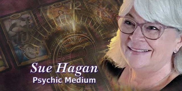 Psychic medium Sue Hagan at Seeds of Wellness
